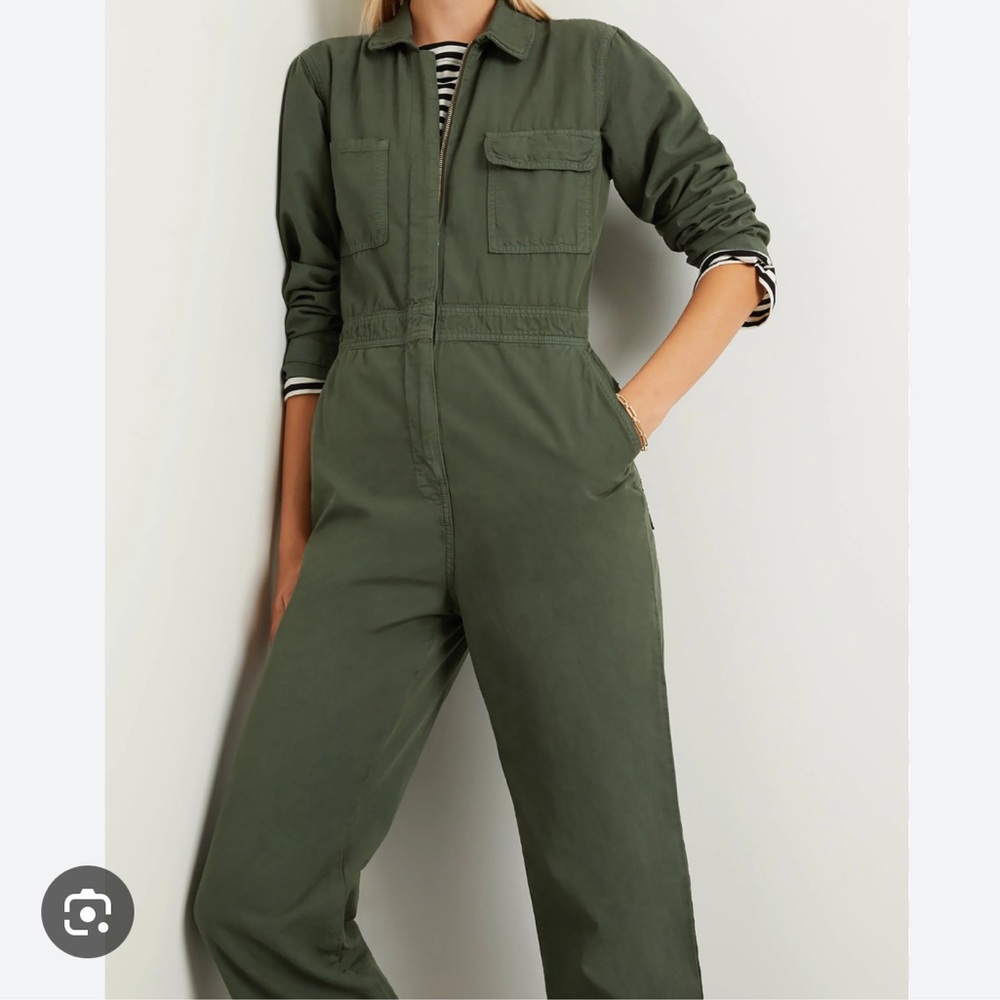 Olive Utility Jumpsuit
